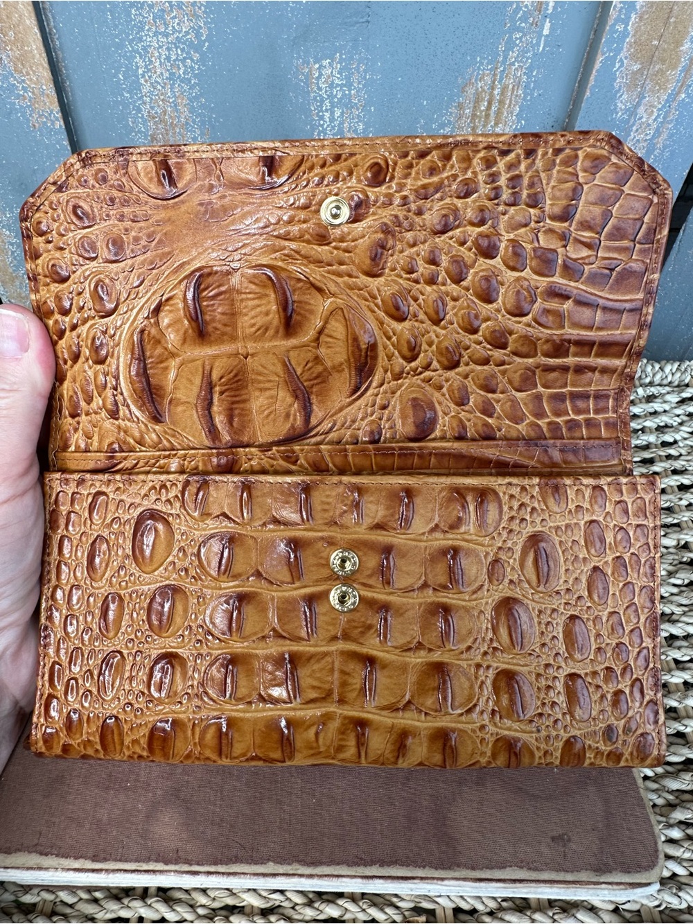Brahmin Bristol Wallet Whiskey Melbourne NWT - Picture 9 of 16